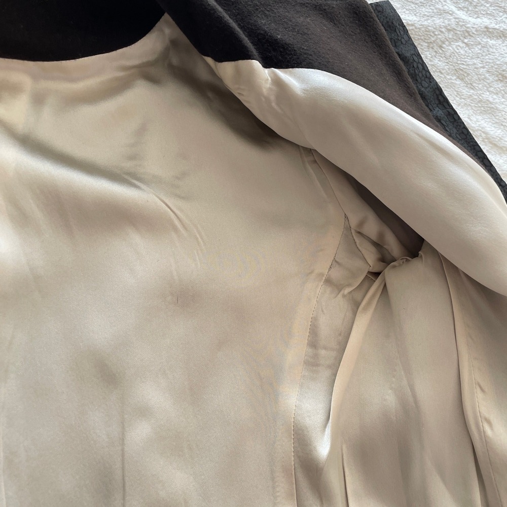 Teresa‎ Crowninshield Wool Cashmere Angora Silk Jacket Black Size 2 - Picture 12 of 14